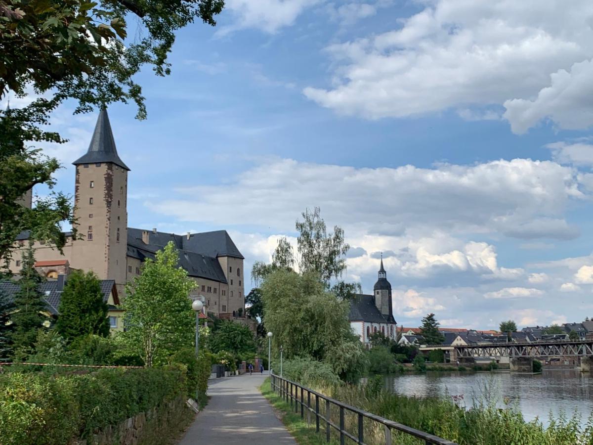 Ferienwohnung Am Schloss Rochlitz Dış mekan fotoğraf